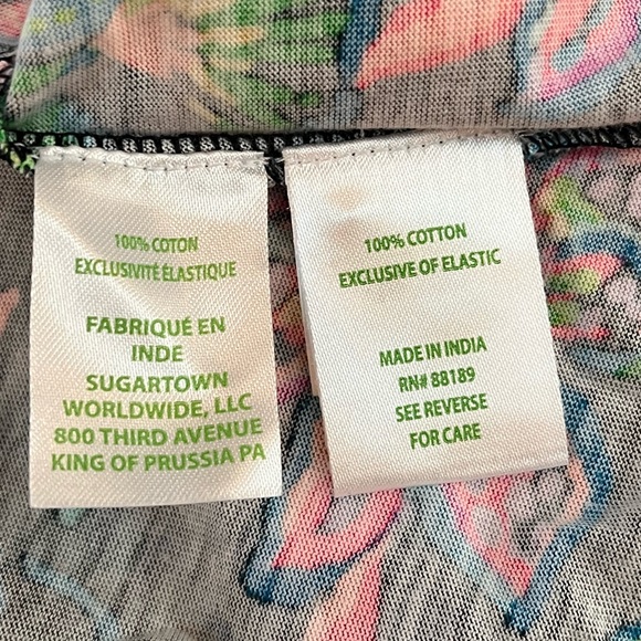 Lilly Pulitzer Norris 3/4 Sleeve Dress Onyx Paradise Glow S - Picture 8 of 10